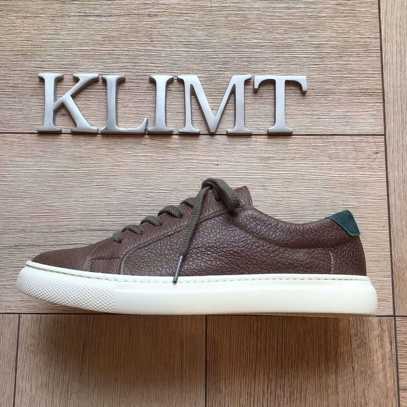 牛革レースアップスニーカー 濃茶 | shoes-klimt 牛革レースアップスニーカー 濃茶 | shoes-klimt