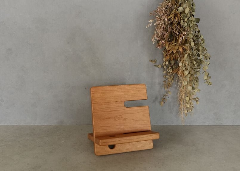 スマートフォンスタンド teiichi Sサイズ チェリー | craft works HAC