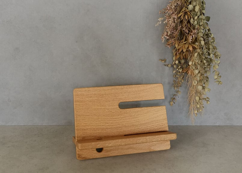 スマートフォンスタンド teiichi Lサイズ レッドオーク | craft works H