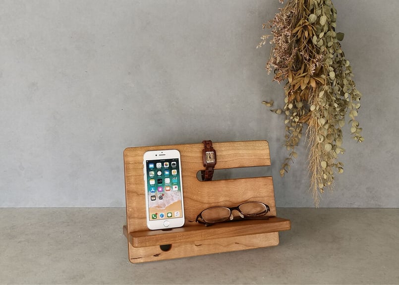 スマートフォンスタンド teiichi Lサイズ チェリー | craft works HAC