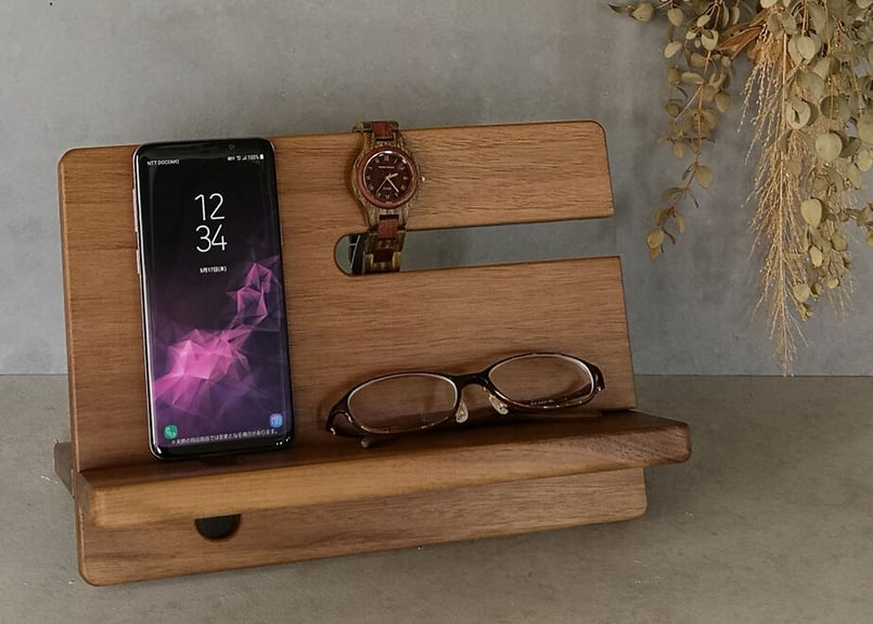 スマートフォンスタンド teiichi Lサイズ ウォルナット | craft