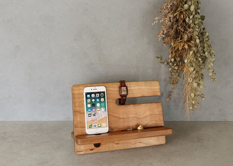 スマートフォンスタンド teiichi Lサイズ チェリー | craft works HAC