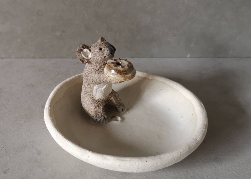 陶房たゆ お香立て コアラ | craft works HACHINOSU yufuin