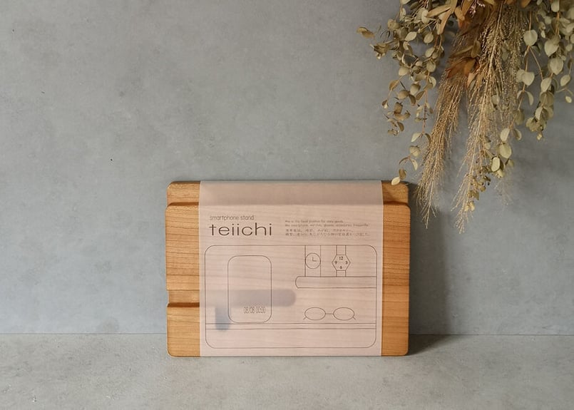 スマートフォンスタンド teiichi Lサイズ チェリー | craft works HAC