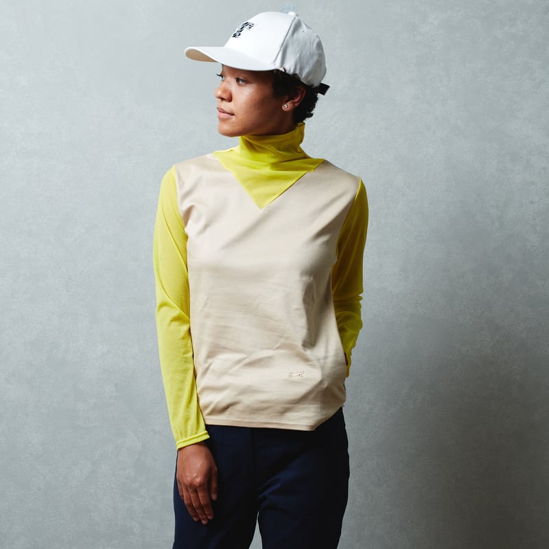 【新品未使用】ARCHIVIO イエロー ハイネックプルオーバー ZARA - 新品未使用オフタートルネックオーバーサイズニット黄色