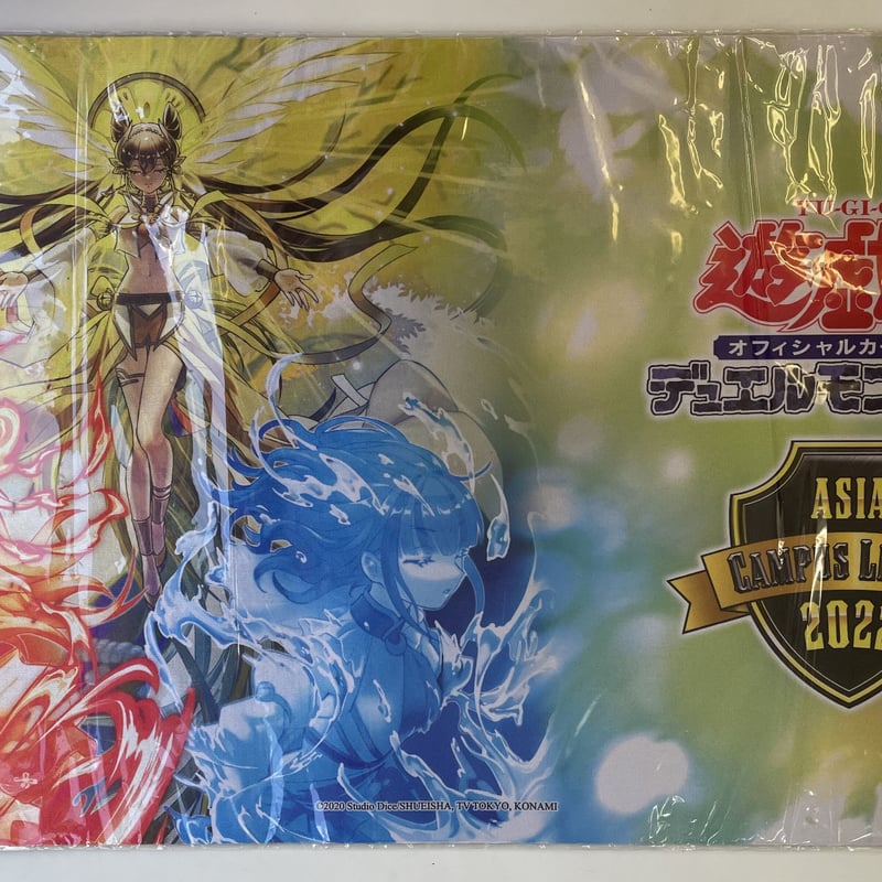 遊戯王 公式 御巫神楽 プレイマット アジア限定