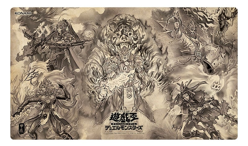 遊戯王 中国 炎星 墨絵 新品未開封プレイマット | ✨プラチナストア✨