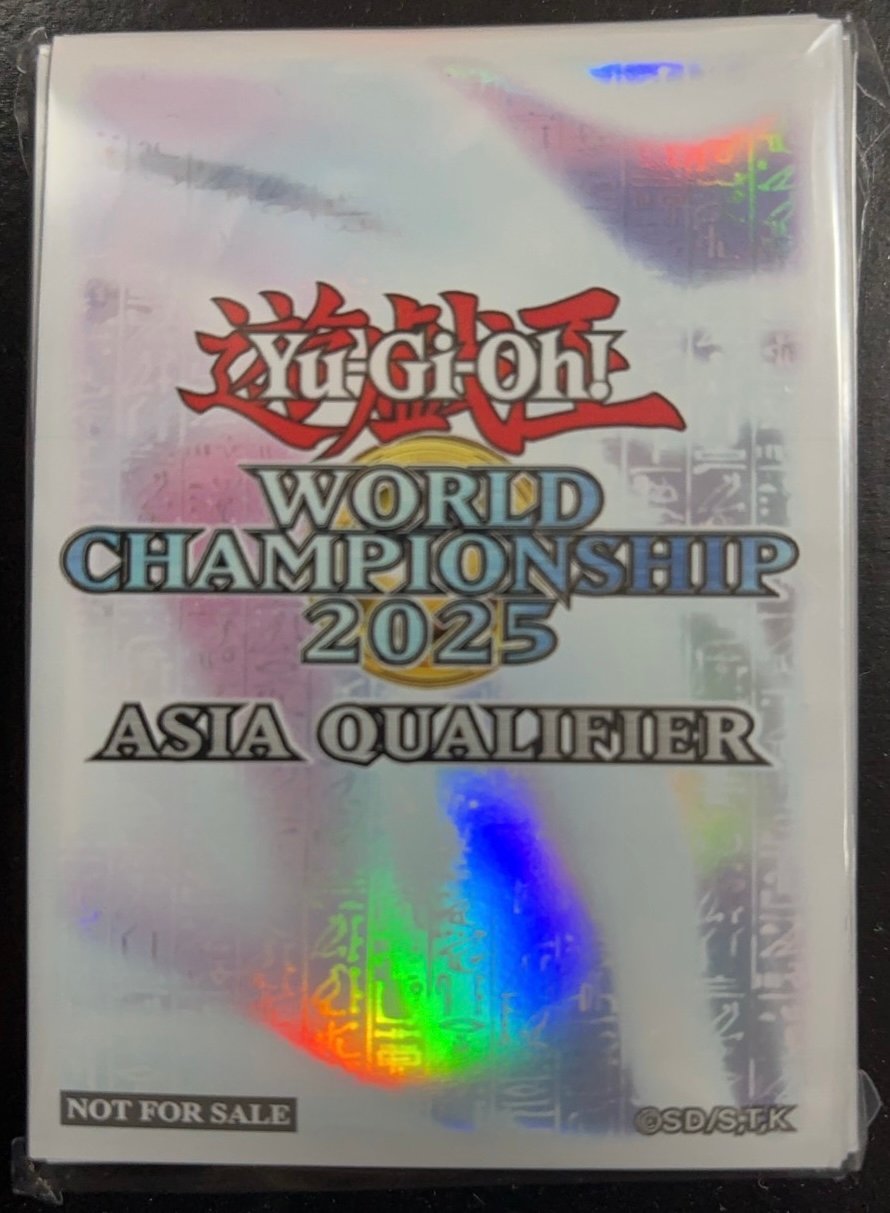 遊戯王 WORLD CAMPION SHIP 2025 ASIA QUALIFIER スリーブ