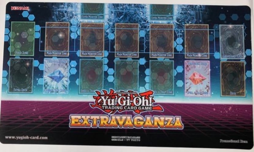 遊戯王 EXTRA VAGANZA 青 プレイマット 遊戯王 EXTRA VAGANZA 青 プレイマット （Playmat](USED) Play