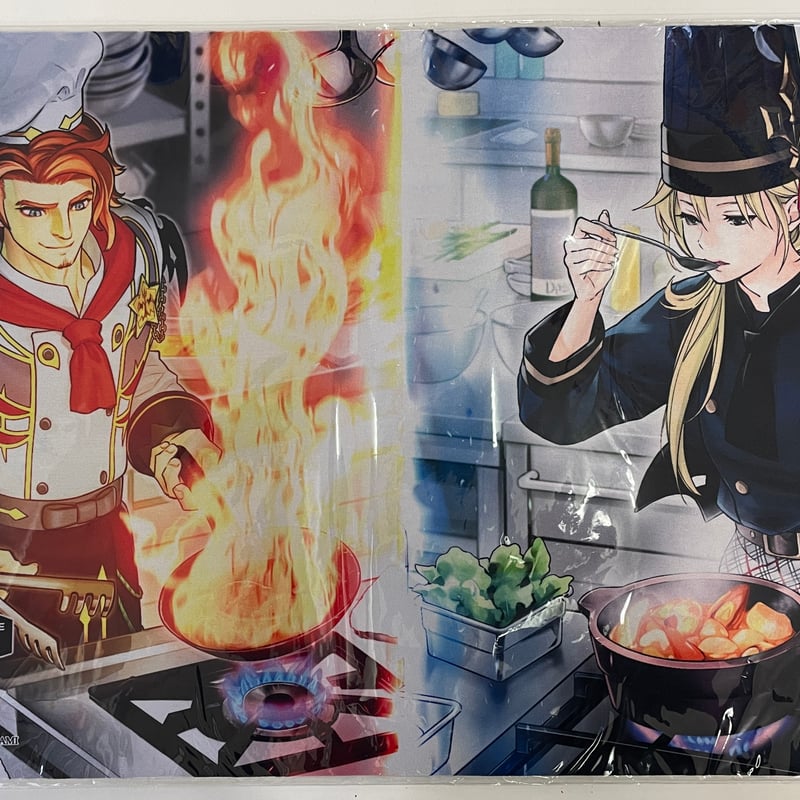海外限定　遊戯王　ヌーベルズ　プレイマット　新品未開封　魚料理　肉料理　レシピ 遊戯王 ヌーベルズ プレイマット | ✨プラチナストア✨