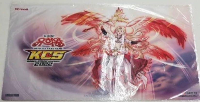 遊戯王 韓国限定 守護天霊ロガエス プレイマット 遊戯王 海外プレイマット 韓国KCS 守護天霊ロガエス 新品未開封