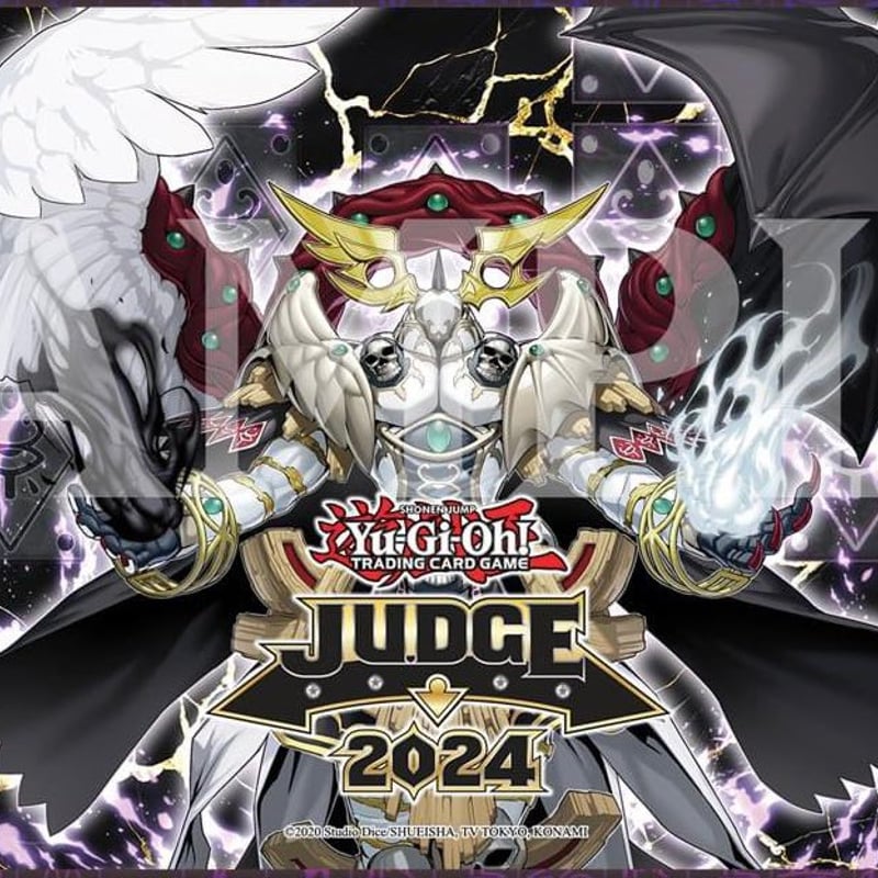 注目ブランド 遊戯王プレイマット 公式 JUDGE 2024 赫聖の妖騎士 ...