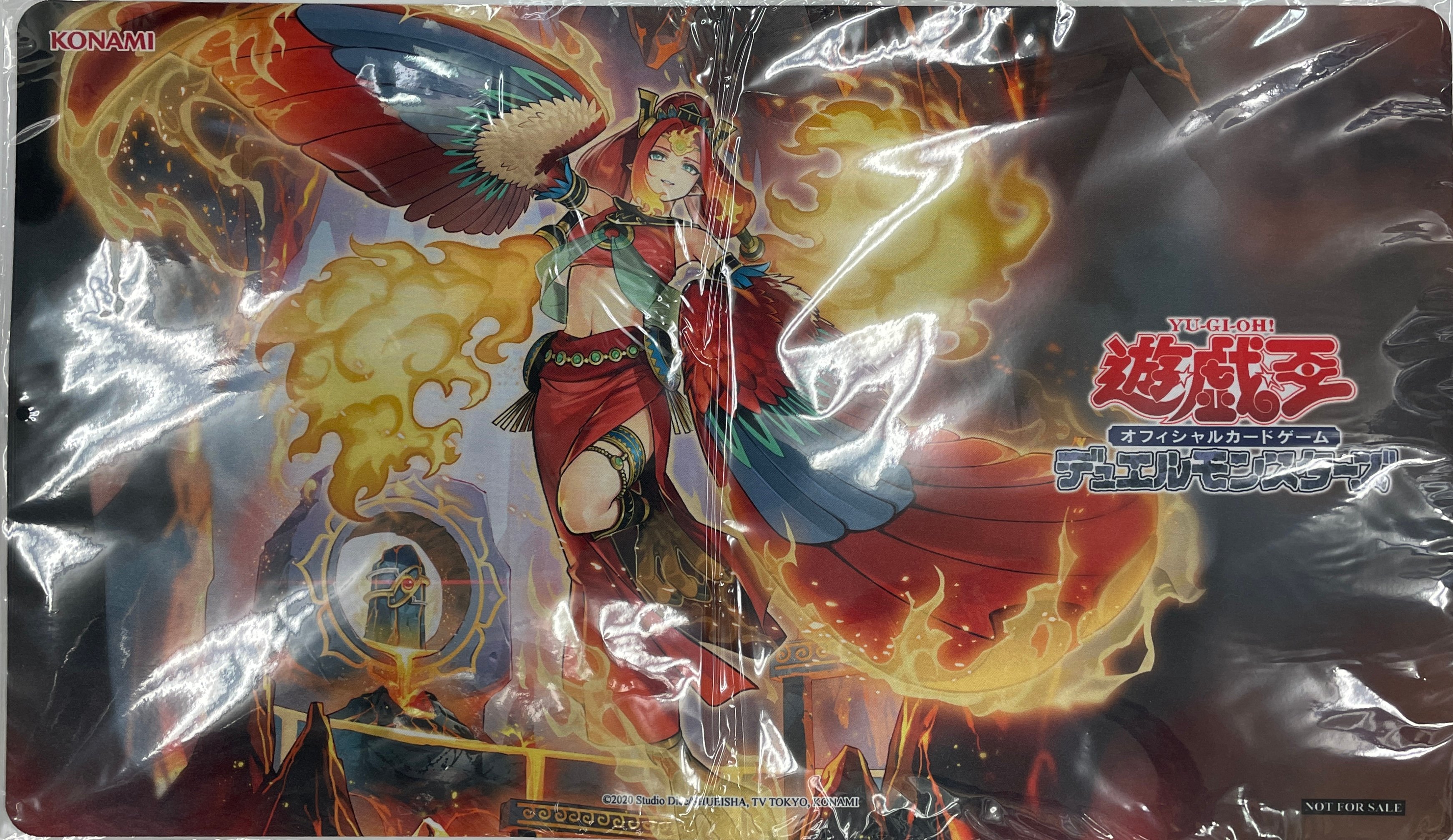【希少・未開封】遊戯王 公式 炎王妃 ウルカニクス プレイマット original