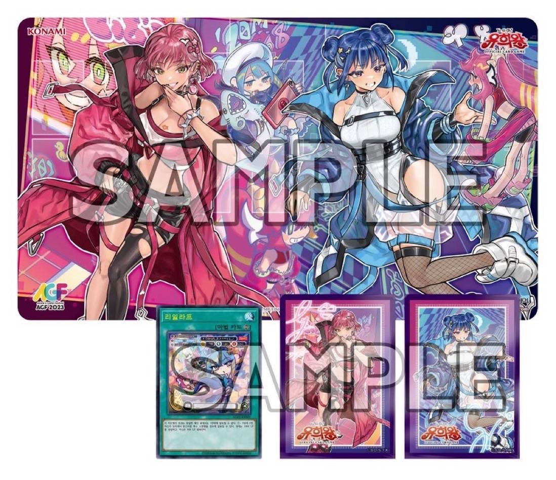 遊戯王　韓国AGF2023 イビルツイン プレイマット 遊戯王 韓国AGF イビルツイン セット | ✨プラチナストア✨