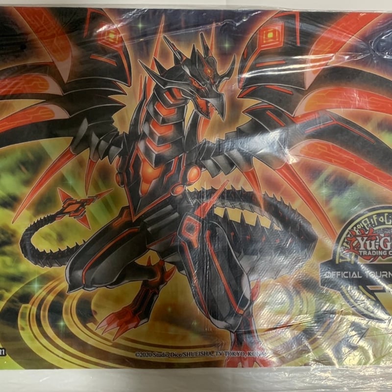 闇鋼龍ダークネスメタル (OTS) プレイマット 遊戯王 闇鋼龍 ダークネスメタル 新品未開封プレイマット | ✨プラチナ