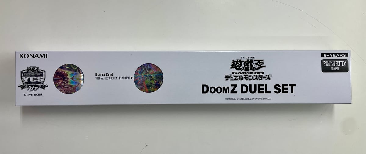 台湾 YCS Asia Doomz DUEL SET 終刻 | ✨プラチナストア✨