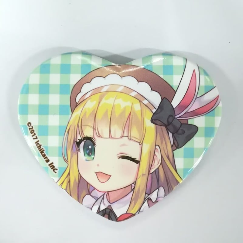 にじさんじ 物述有栖 ハート型缶バッジ バレンタイン2019 | K-BOOKS 秋葉原