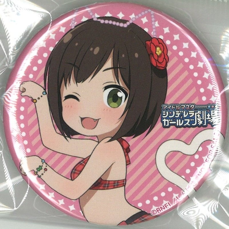 デレマス 前川みく 猫 缶バッジ デレマス 前川みく 猫 缶バッジ