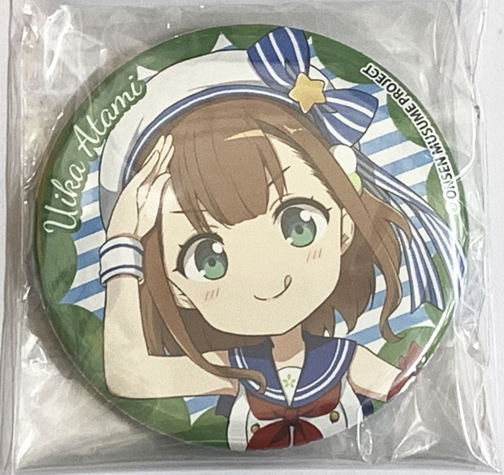 温泉むすめ 熱海港船客待合所限定コラボ 熱海初夏 缶バッジ（マリン