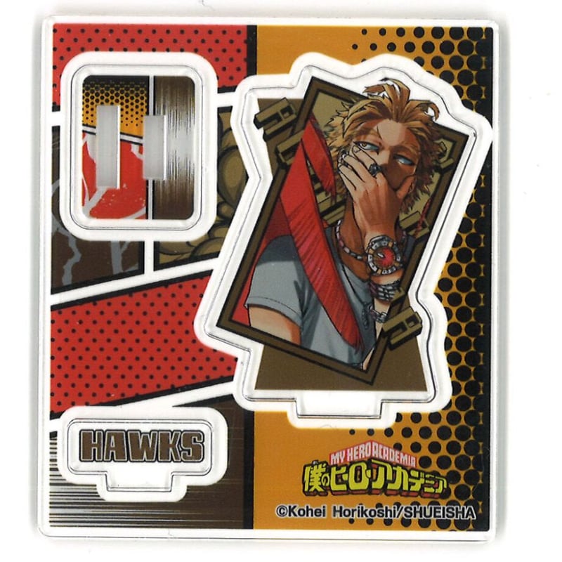 僕のヒーローアカデミア ホークス バースデイアクリルブロック　2個 Amazon.co.jp: 僕のヒーローアカデミア アクリルブロック
