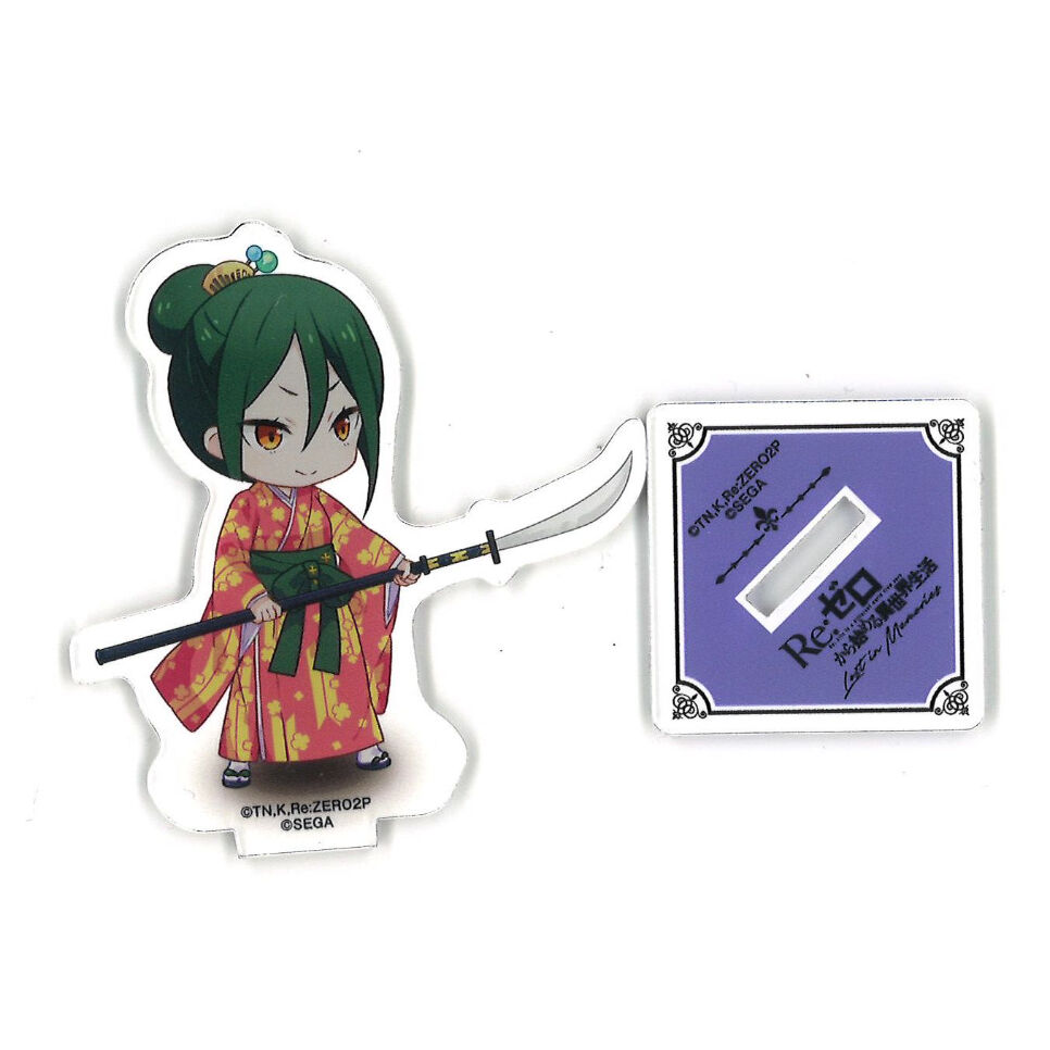 リゼロ カラオケの鉄人 エミリア アクリルスタンド 2個セット Re:ゼロ