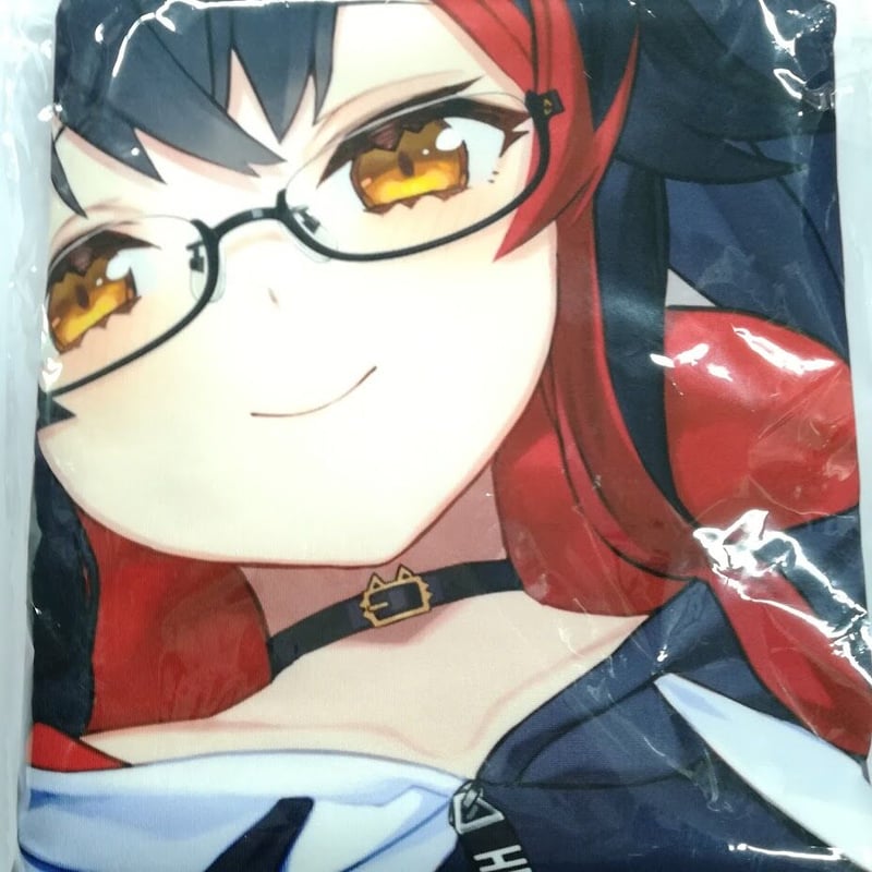 執事眼鏡　大神ミオ　抱きまくら　カバー　ホロライブ　眼鏡 ホロライブ 大神ミオ 抱き枕カバー 執事眼鏡eyemirror コラボ | K