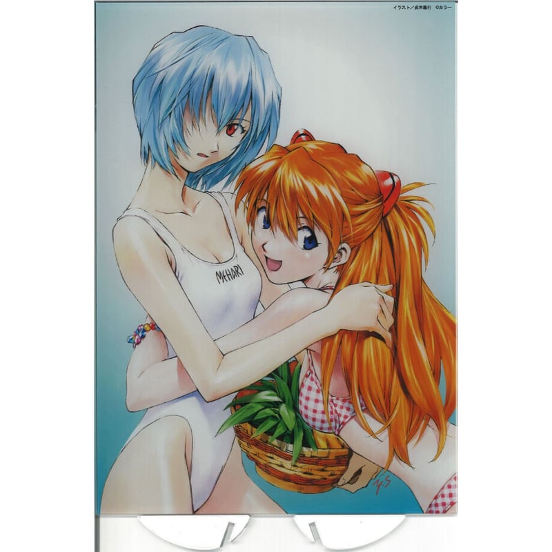 開封品）貞本義行「新世紀エヴァンゲリオン」アクリルアートボード B