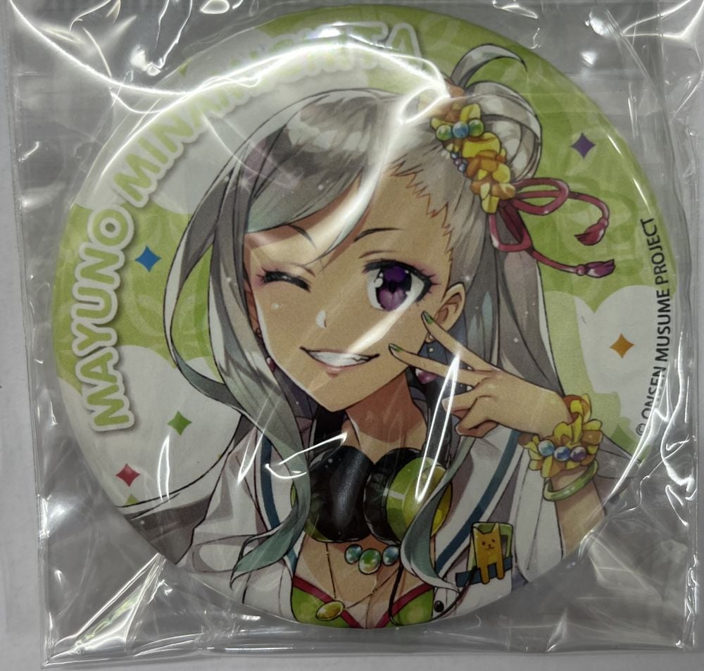 温泉むすめ 南知多町観光協会限定コラボ 南知多まゆの 缶バッジ（通常