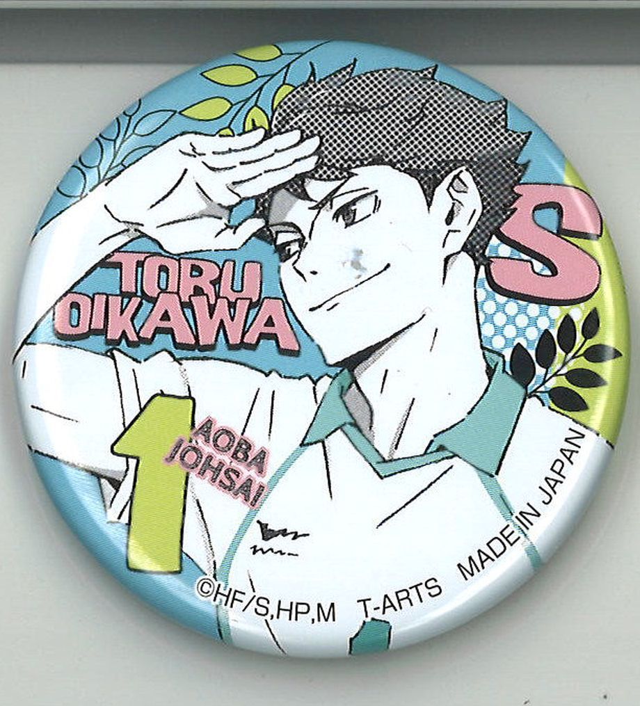 ハイキュー!! TO THE TOP ポートレート缶バッジ 及川徹 | K-BOOKS 秋葉原