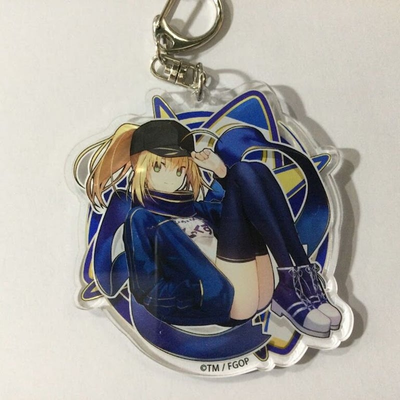 FGO 謎のヒロインX 指令紋章 コマンドコード アクリルキーホルダー | K