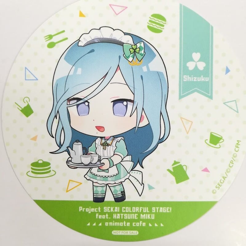 プロセカ 日野森雫 アニカフェ コースター アクスタ 缶バッジ プロジェクトセカイ 日野森雫 コースター アニメイトカフェ | K-BOOKS