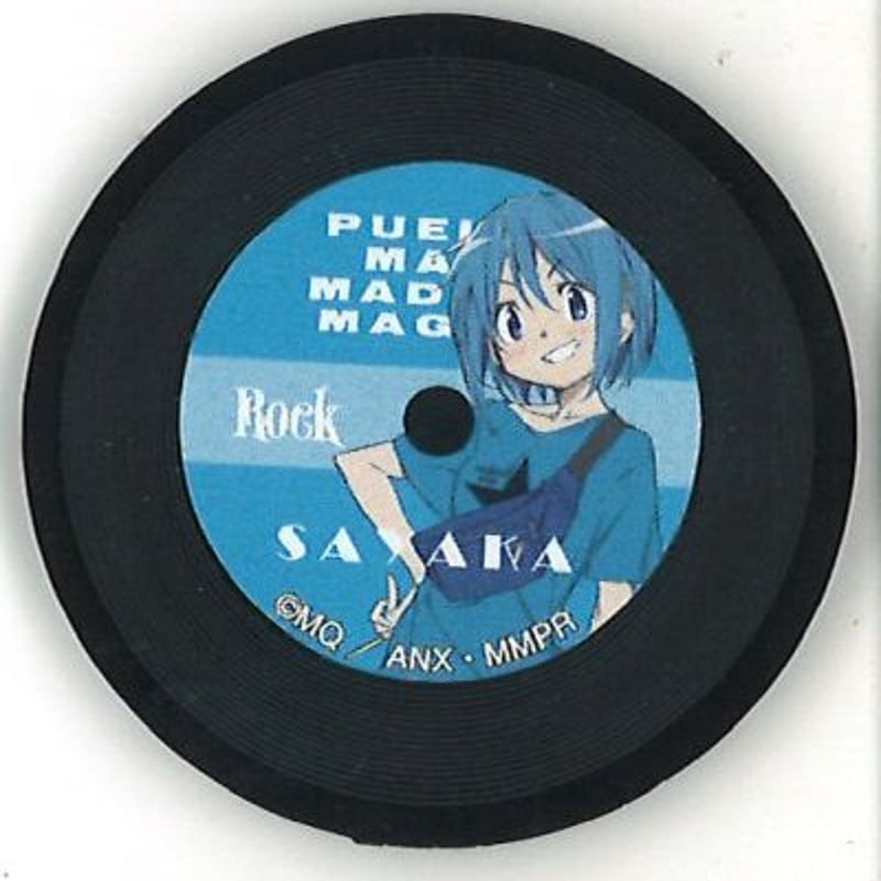 魔法少女まどかマギカ rockin’star 美樹さやか　レコードバッジ 魔法少女まどか☆マギカ rockin'star コラボ トレーディング レコード