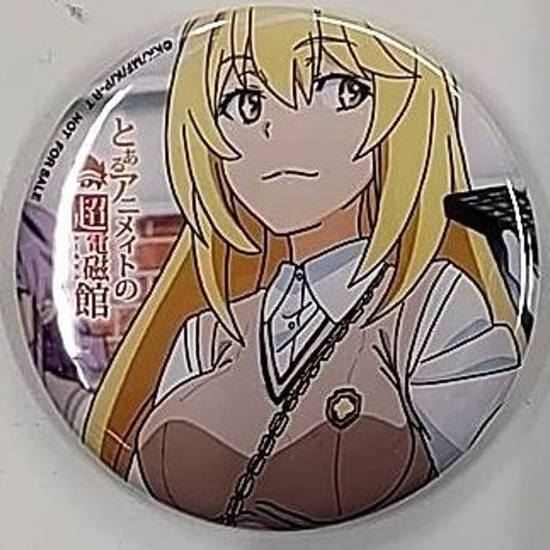 とある科学の超電磁砲 とあるアニメイトの超電磁館 購入特典 缶バッジ