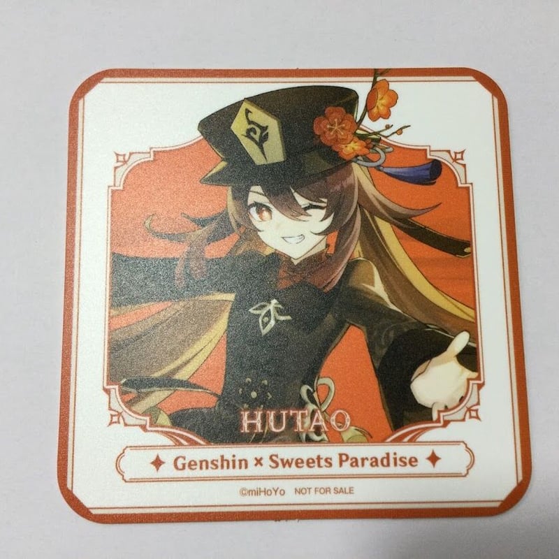 原神 スイパラ 胡桃 コースター 原神 胡桃 スイパラ 缶バッジ