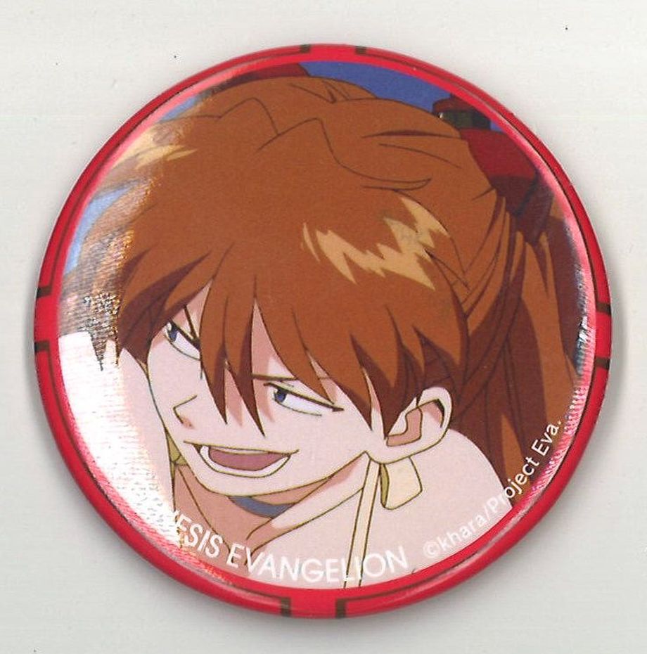 アスカ　缶バッジ　エヴァンゲリオン EVANGELION STORE TOKYO-01オリジナル アスカキャラバッジコレクション