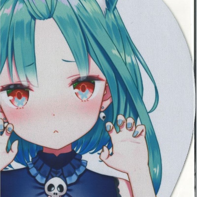 紙切ればさみ（やすゆき先生）】”ホロライブ”潤羽るしあ マウスパッド