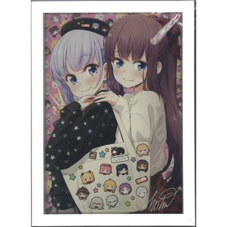 NEW GAME! 完結記念展 直筆サイン入り描き下ろしアートグラフB fit=scale-down,w=1200