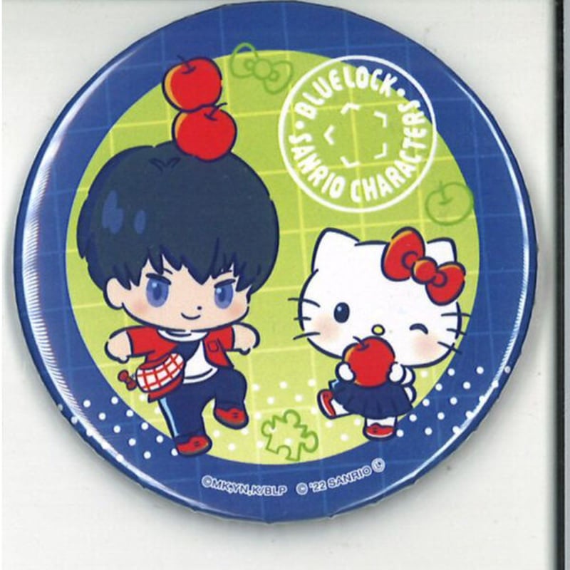 ブルーロック×サンリオキャラクターズ トレーディング缶バッジ（SD) 潔  
