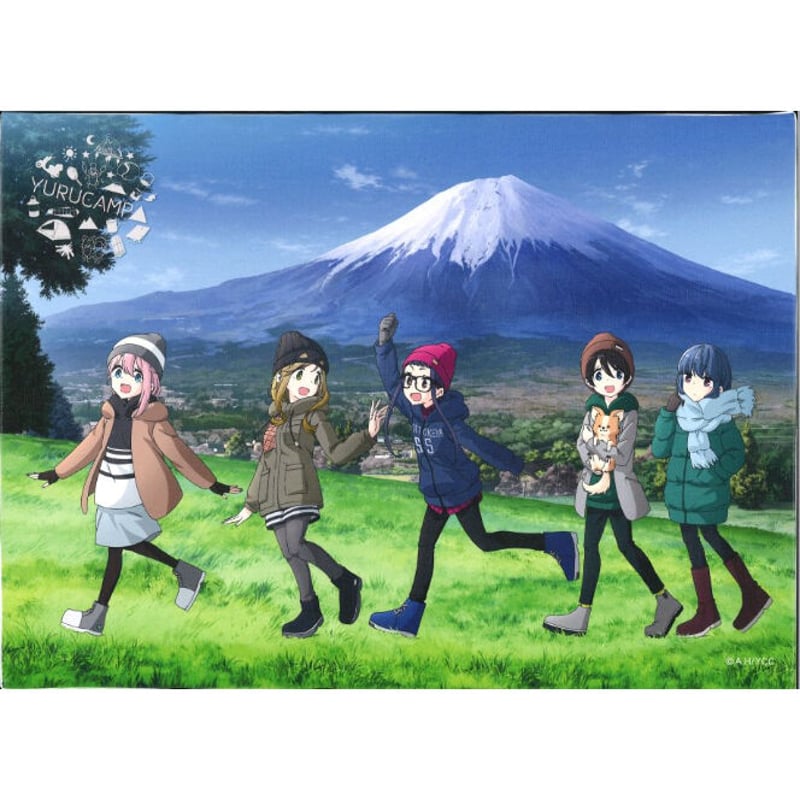 ゆるキャン△ F4キャンバスアート 描きおろし 集合 ver. | K-BOOKS 秋葉原