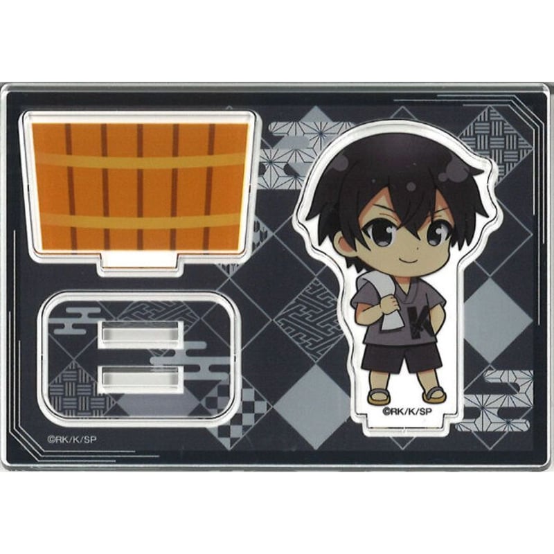 極楽流ミニキャラ桶アクリルスタンド　ソードアートオンライン Amazon.co.jp: SAO ソードアートオンライン 極楽湯 コラボ 極楽
