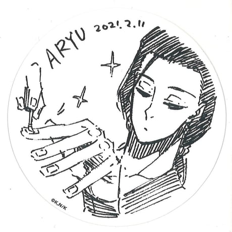 ・ブルーロック 初原画展　BLUE LOCK EXHIBITION 複製ブルーロックコースター 蟻生十兵衛 （ネイル）