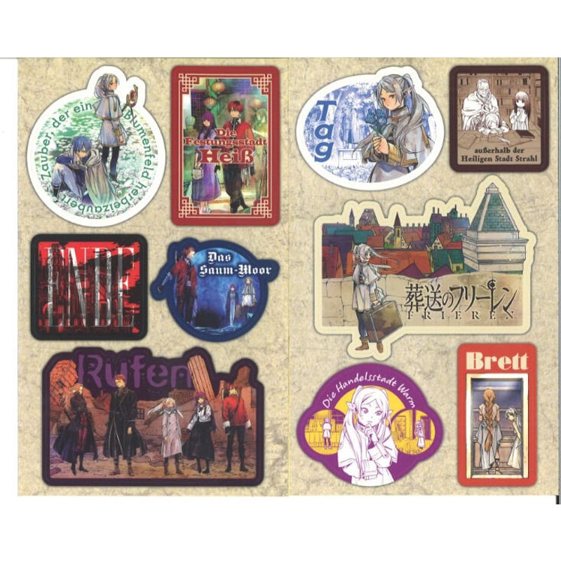 葬送のフリーレン 8巻特装版 デザインステッカー 20種 | K-BOOKS 葬送のフリーレン 8巻特装版 デザインステッカー 20種 | K-BOOKS