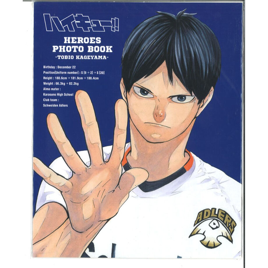 ハイキュー!！HEROES PHOTO BOOK 影山飛雄 （箔押しポストカード3枚