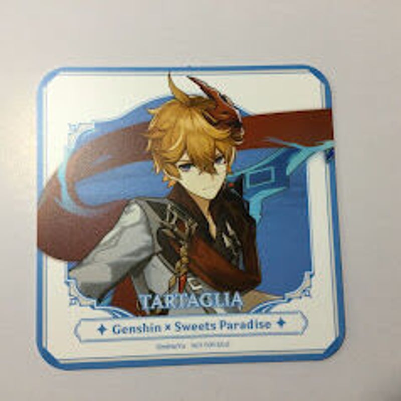 原神 タルタリヤ スイパラ 岩華聚餐 コースター 等身 | K-BOOKS 秋葉原