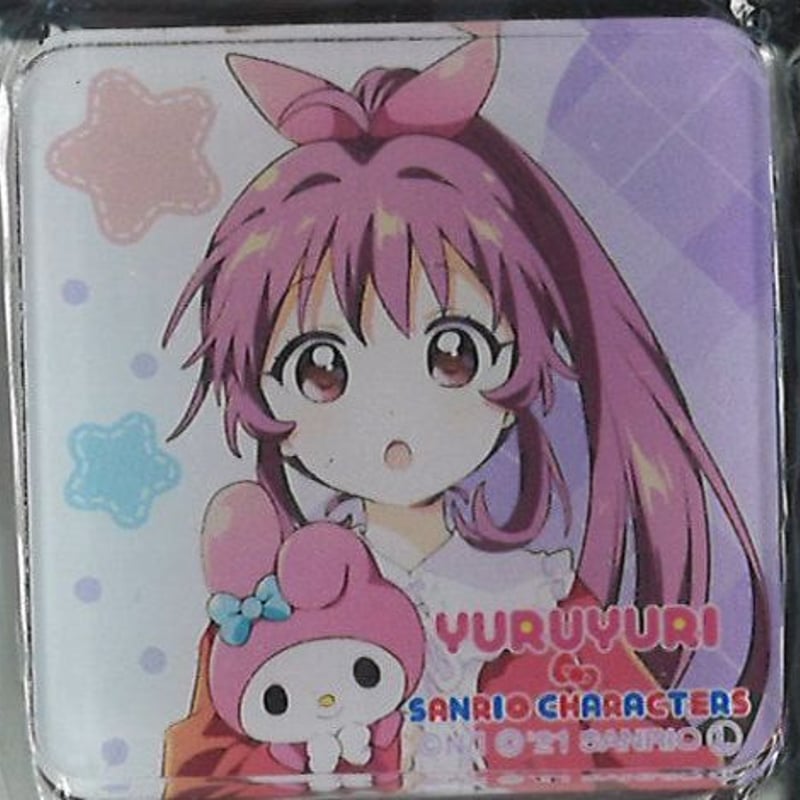 ゆるゆり　サンリオコラボ　ミニパネル　杉浦綾乃 ゆるゆり×サンリオキャラクターズ PremiumShop アクリルマグネット