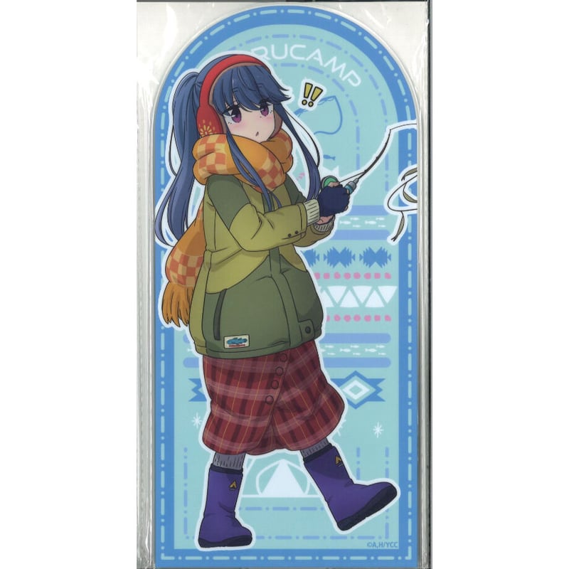 ゆるキャン△ ドリーム缶バッジ ラスト賞 BIGアクリルスタンド 志摩