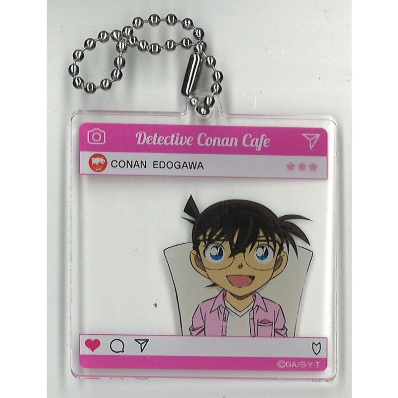 名探偵コナンカフェ2022 アクリルキーホルダーA 江戸川コナン