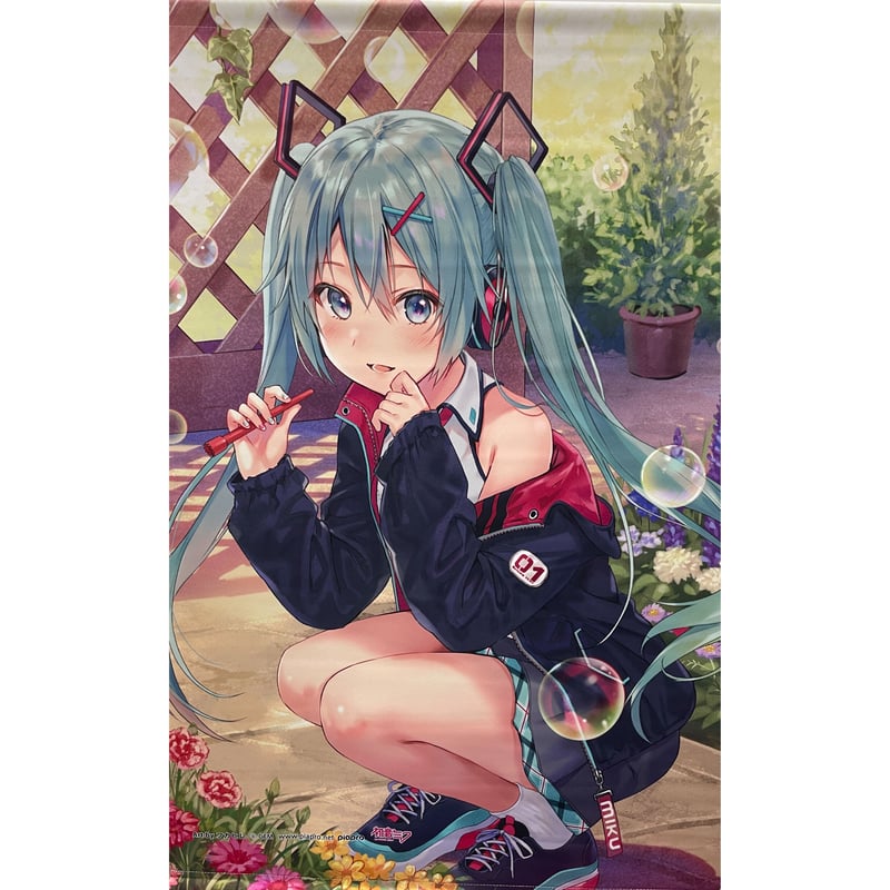 C97 初音ミク タペストリー TSUKUMO C97初音ミク B2タペストリー