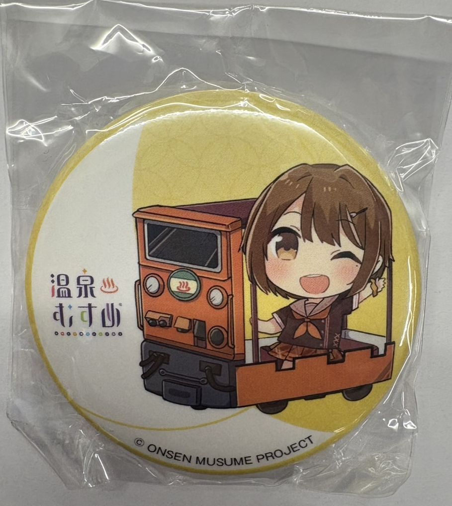 温泉むすめ ガチャガチャ山のガチャぽんた限定コラボ宇奈月明嶺 缶