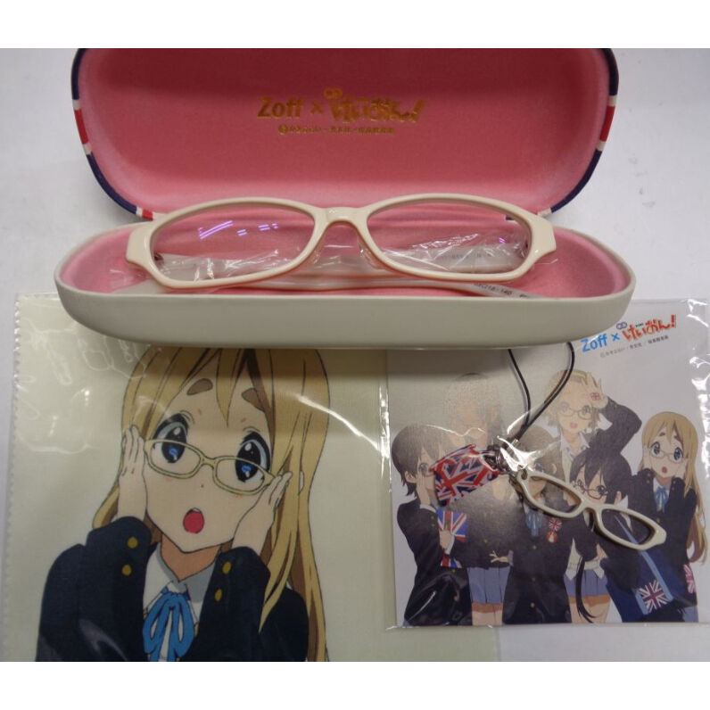 【新品】Zoff × けいおん！ コラボメガネ 本体 ケース付 琴吹紬 Zoff×映画けいおん! 琴吹紬モデル コラボ・ダテメガネ セット | K